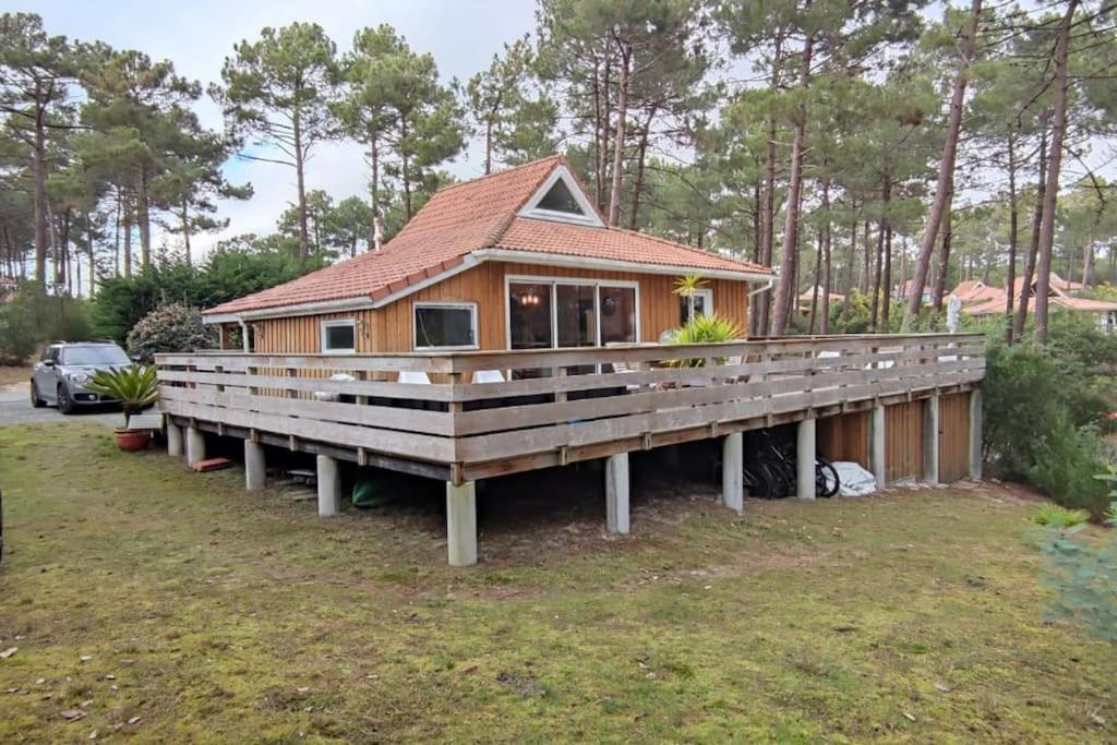 Chalet Du Bonheur - La Jenny Naturist Area Le Porge Exterior foto